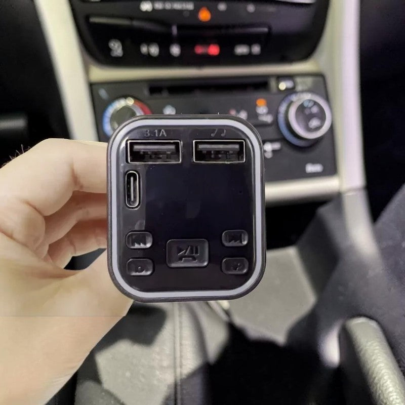 MotioPath CarConnect — Bluetooth FM Transmitter & Hands-Free Car Kit