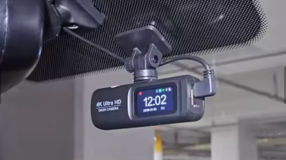 MotioPath 4K Dash Cam – WiFi, GPS, Night Vision, Dual Lens, Parking Mode