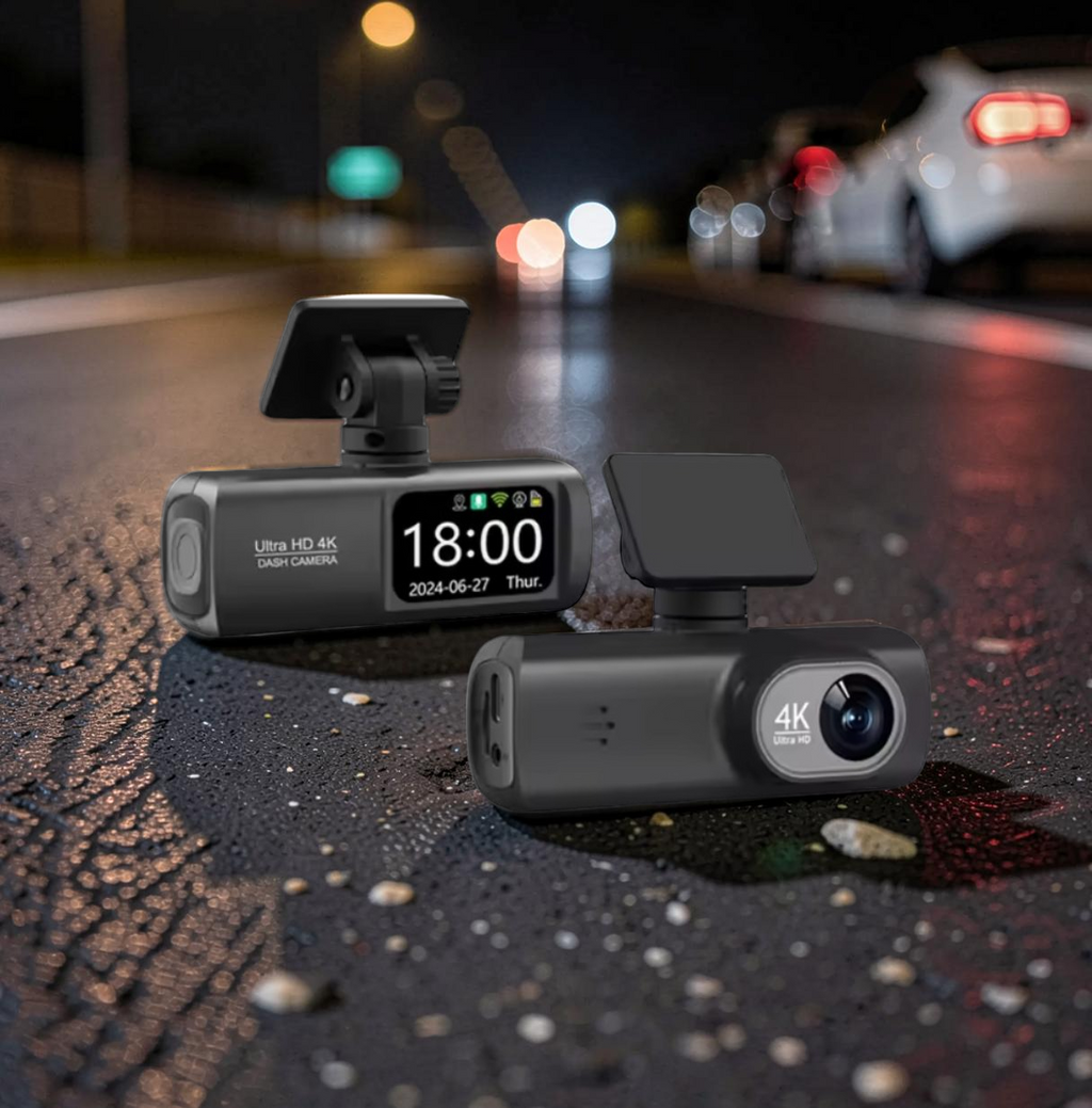 MotioPath 4K Dash Cam – WiFi, GPS, Night Vision, Dual Lens, Parking Mode